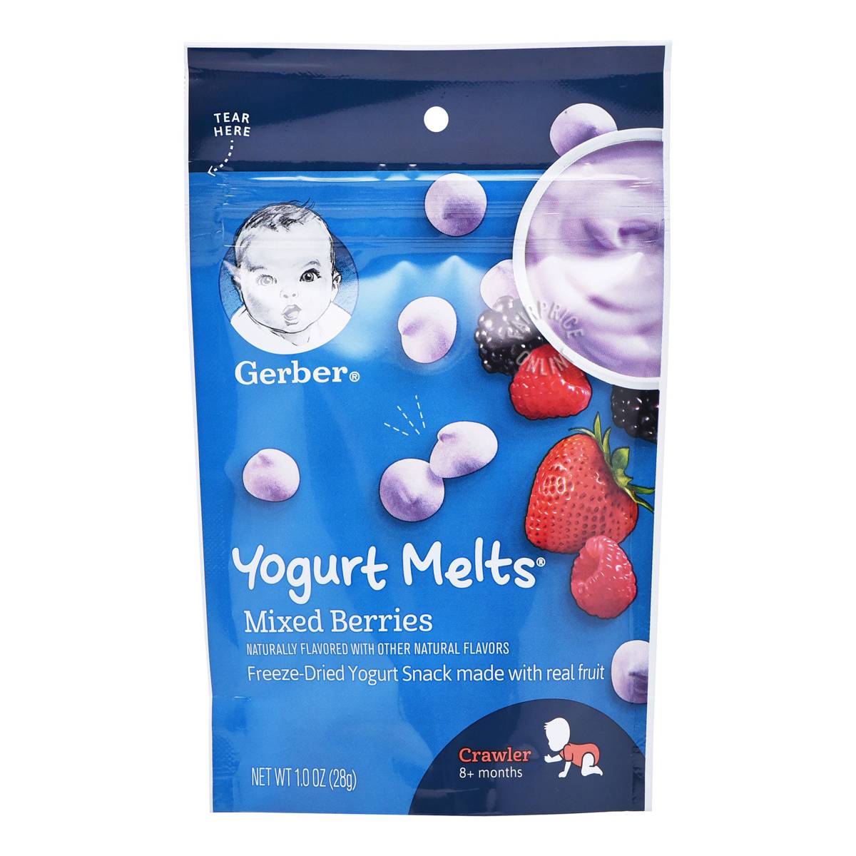 Gerber Graduates Baby Yogurt Melts Mixed Berries Ntuc Fairprice