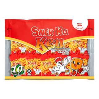 Snek Ku Flavoured Snack - Ken Chicken (Mini Pack) Snek Ku Flavoured Snack - Ken Chicken (Mini Pack)