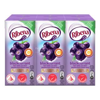Ribena Blackcurrant Fruit Packet Drink - Less Sweet Ribena Blackcurrant Fruit Packet Drink - Less Sweet