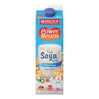 Marigold Power Beans Fresh Soya Milk - Reduced Sugar