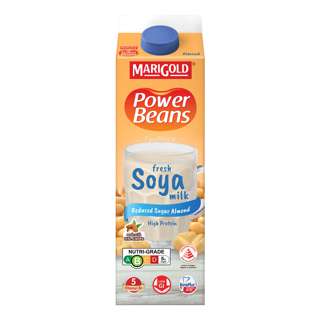 Marigold Power Beans Fresh Soya Milk - Reduced Sugar Almond