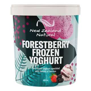 New Zealand Natural Frozen Yoghurt - Forestberry New Zealand Natural Frozen Yoghurt - Forestberry