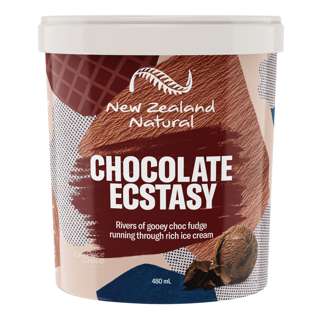 New Zealand Natural Ice Cream - Chocolate Ecstasy New Zealand Natural Ice Cream - Chocolate Ecstasy