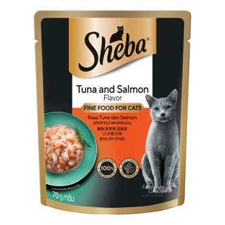 Sheba Cat Food Pouch - Tuna & Salmon Sheba Cat Food Pouch - Tuna & Salmon