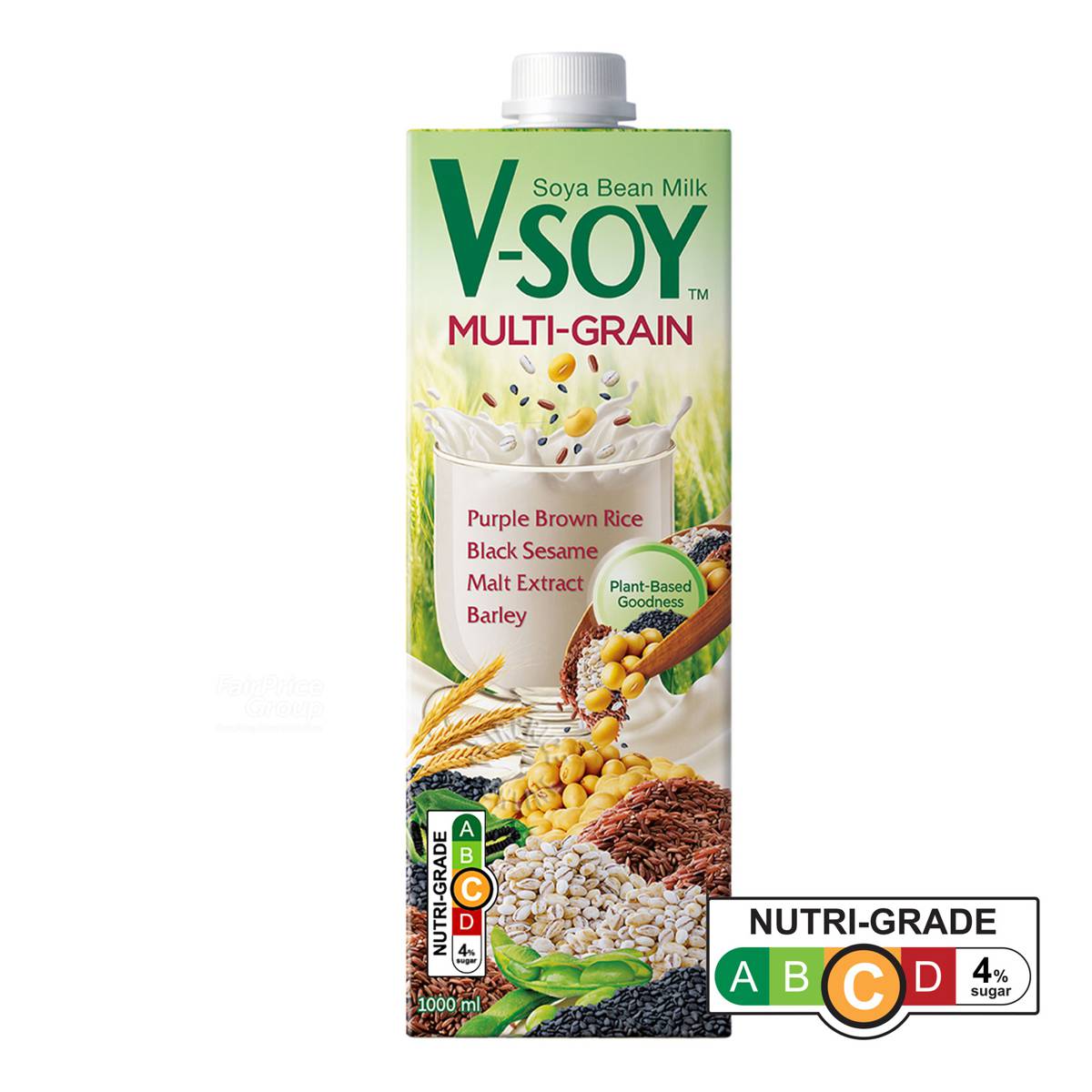 VSoy MultiGrain Soya Bean Milk NTUC FairPrice
