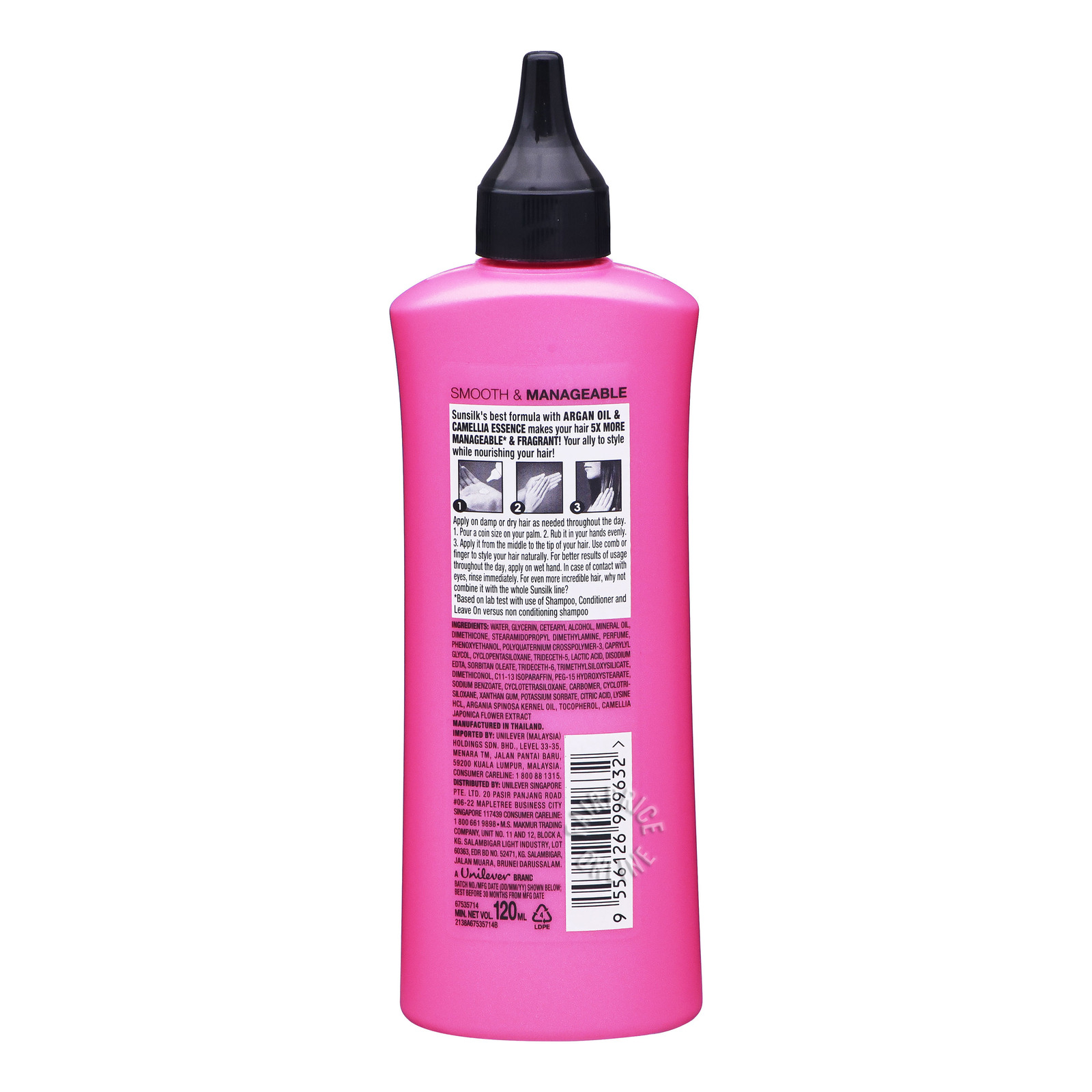 sunsilk smooth and manageable leave on cream