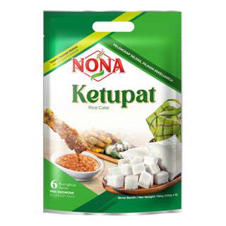 <p>Ketupat Nona is wrapped with high density polyethylene perforated food grade plastic and it can withstand temperatures up to 106&deg;C.</p>
