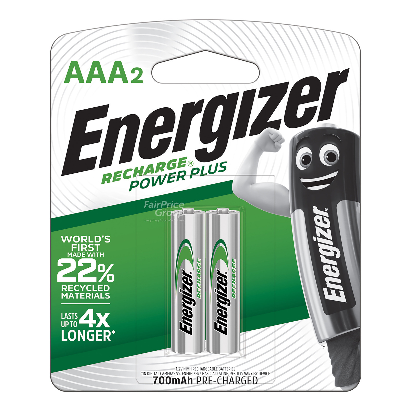 Energizer Recharge Battery - Extreme (AAA) | NTUC FairPrice
