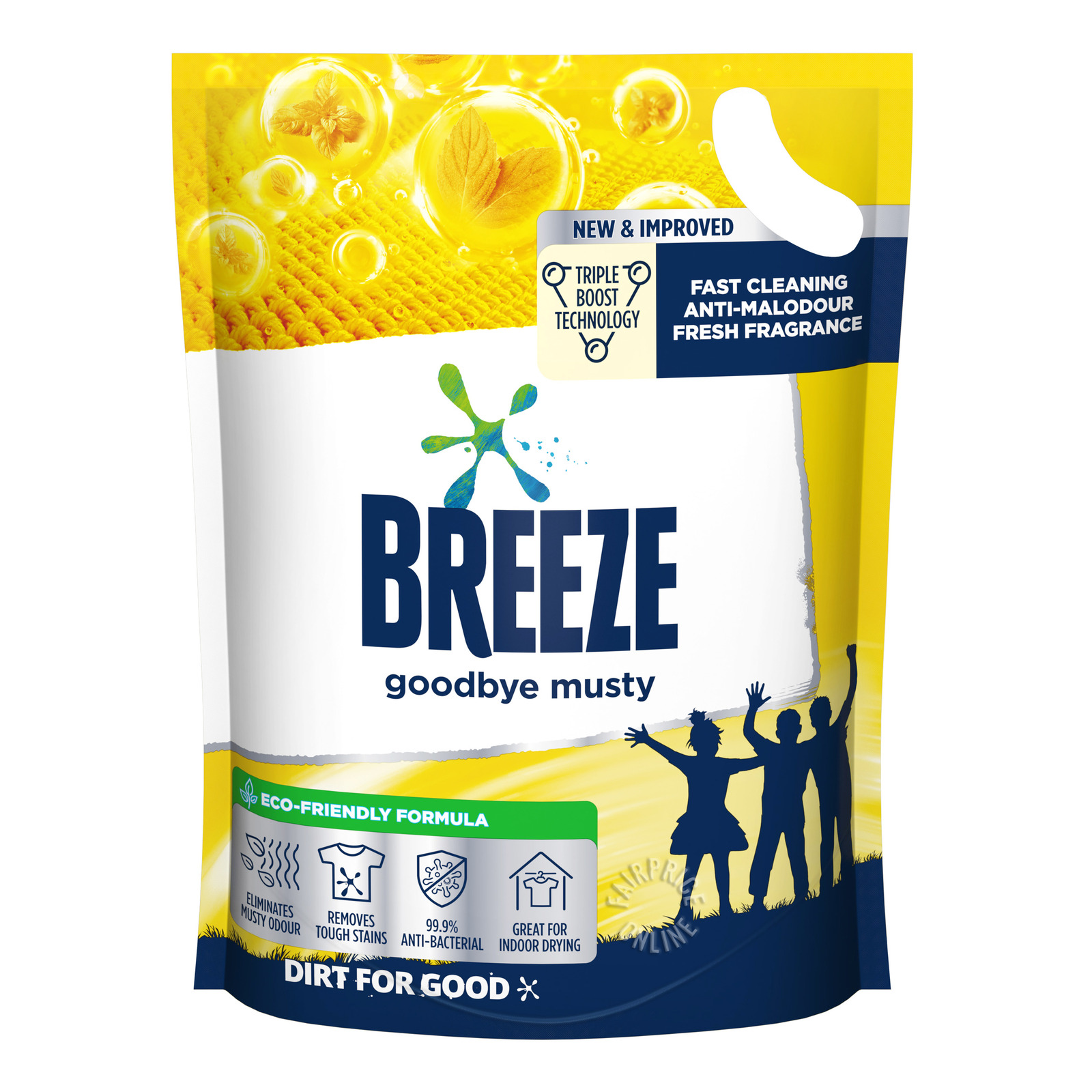 Breeze Liquid Detergent Refill Goodbye Musty NTUC FairPrice