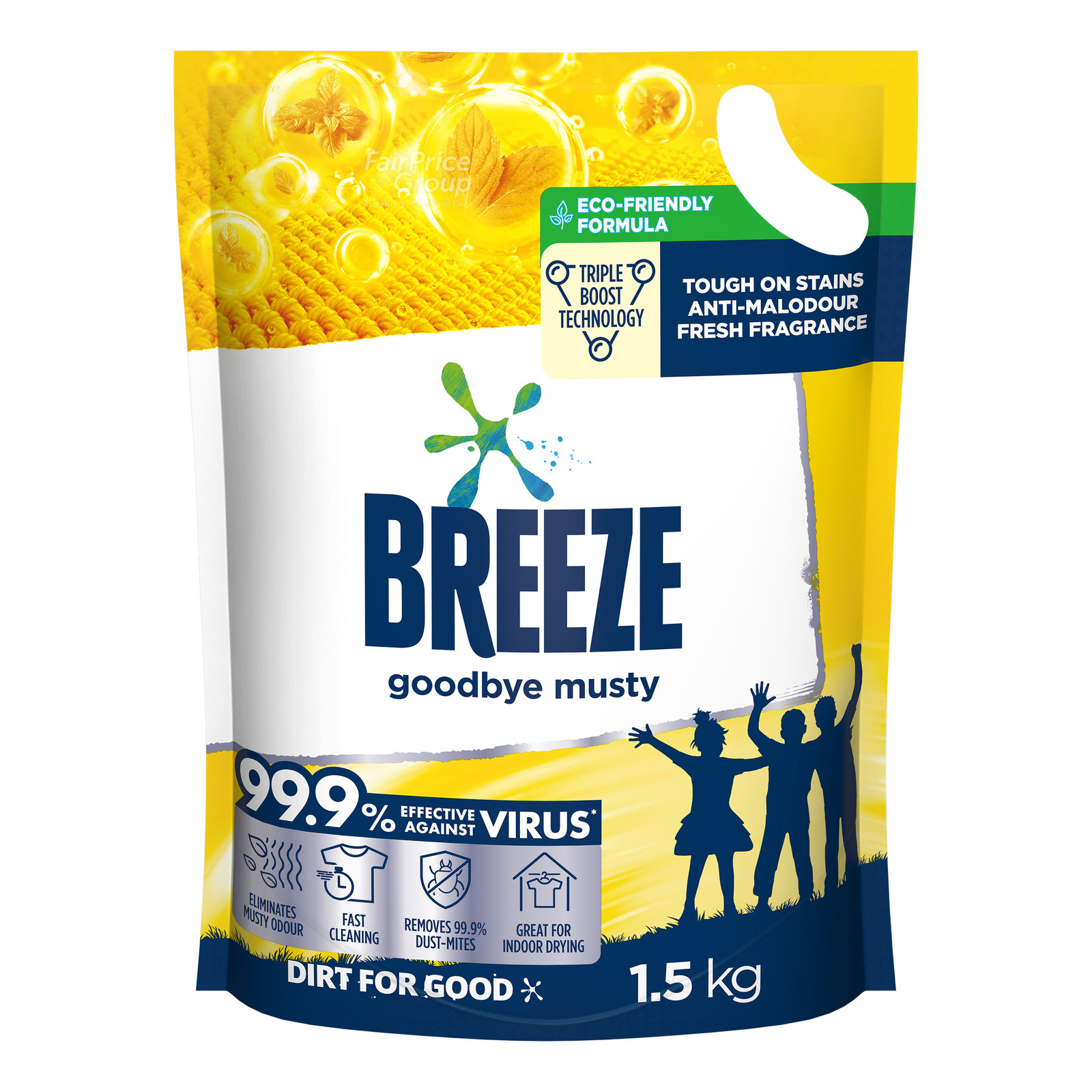 Breeze Liquid Detergent Refill - Goodbye Musty