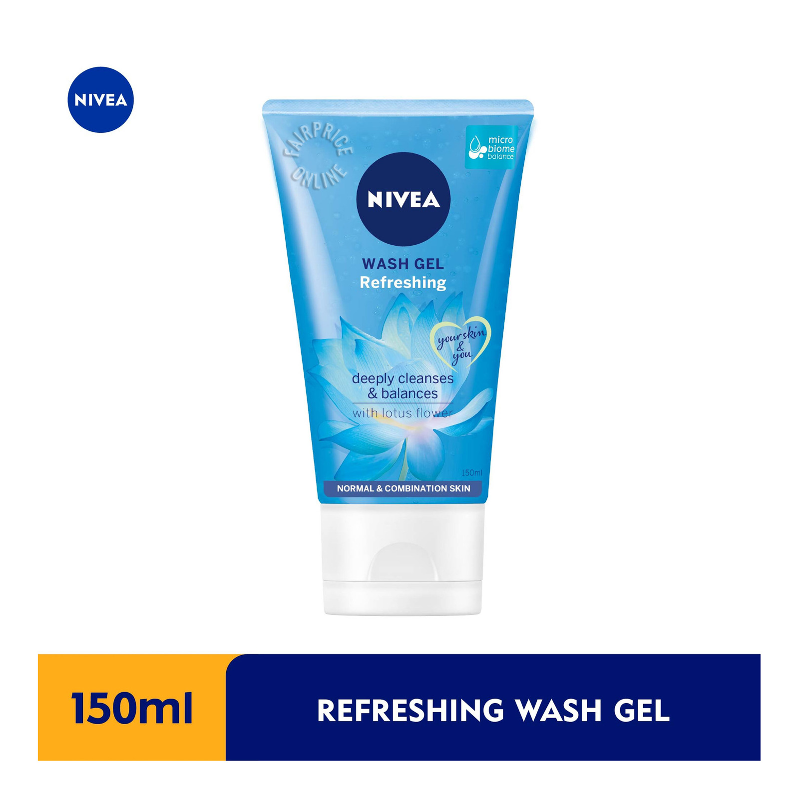 Nivea Facial Wash Gel Refreshing NTUC FairPrice