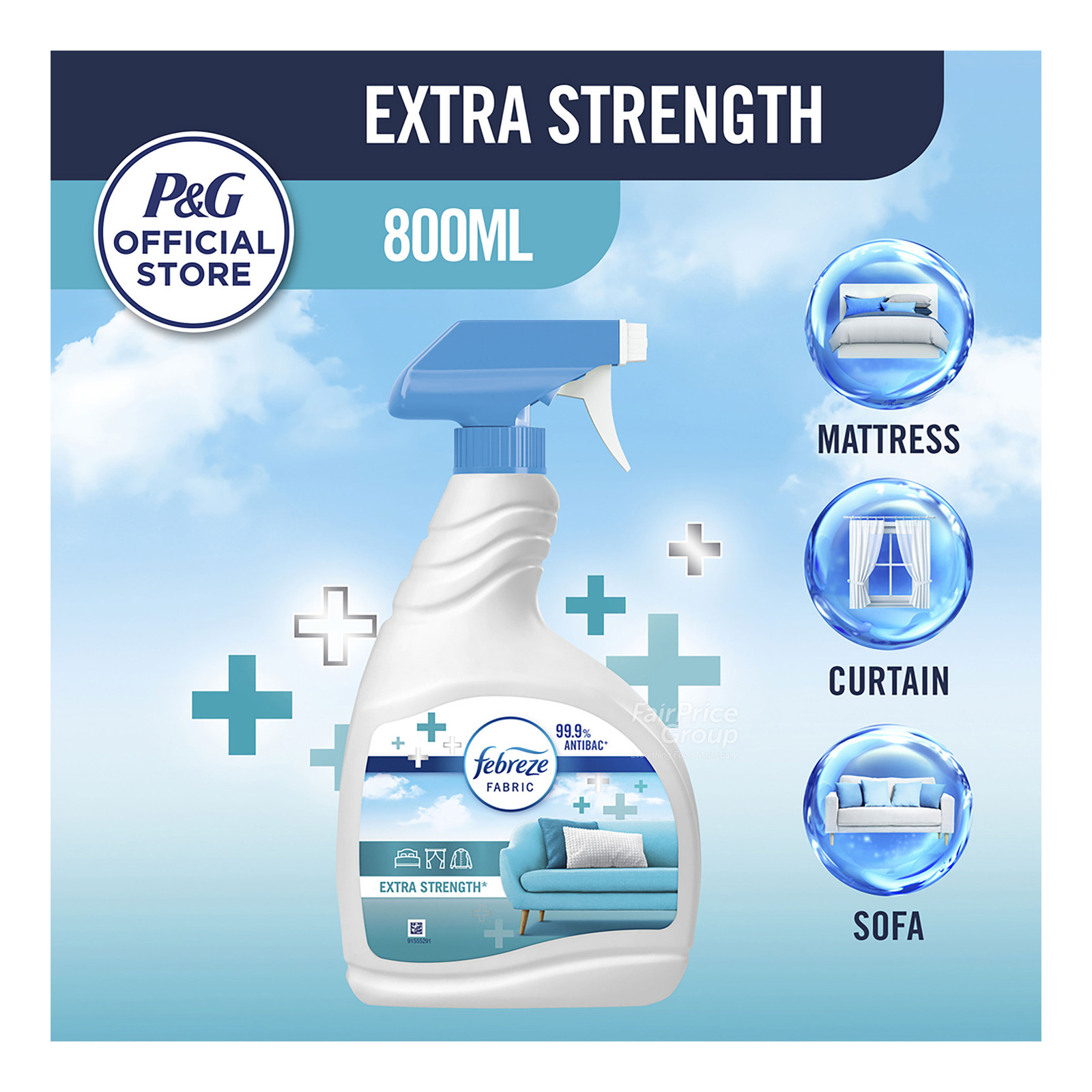 Febreze Fabric Refresher Spray - Extra Strength