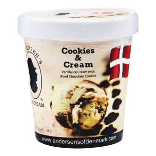 Anderson's of Denmark Ice Cream - Cookies & Cream
