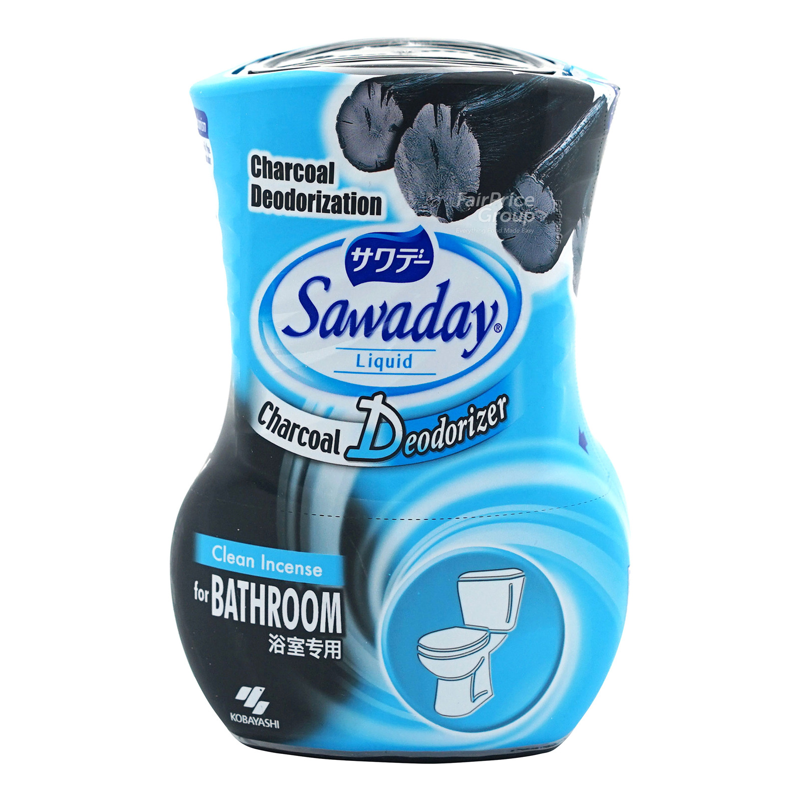 Sawaday Liquid Charcoal Deodorizer - Clean Incense (Bathroom)