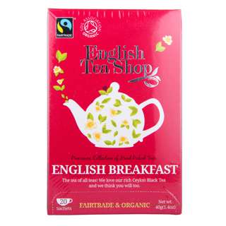 English Tea Shop Organic Tea Sachets - English Breakfast
