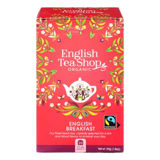 English Tea Shop Organic Tea Sachets - English Breakfast English Tea Shop Organic Tea Sachets - English Breakfast