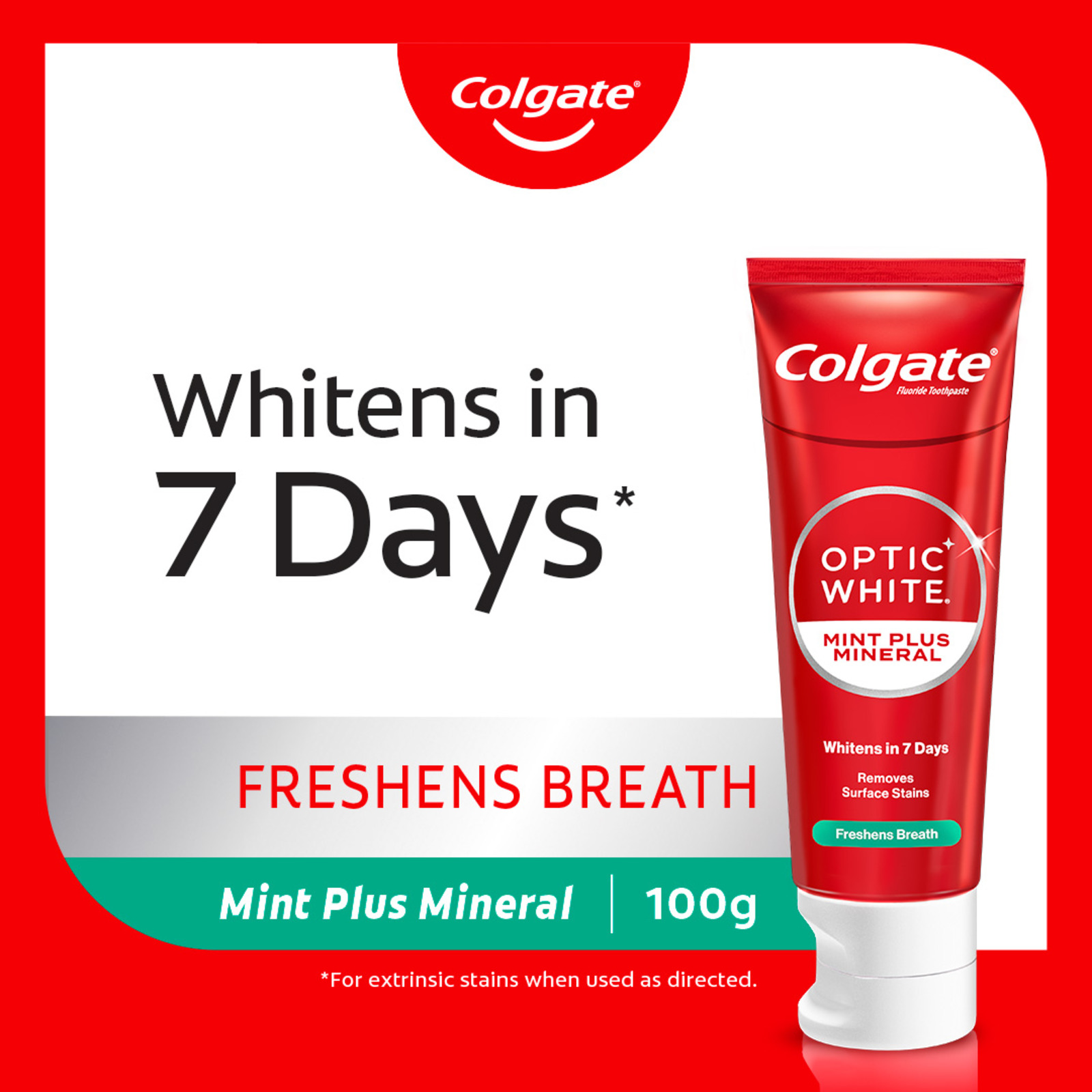 Colgate Toothpaste Add Colgate Optic White Whitening Toothpaste - Mint Plus Mineral | NTUC ...