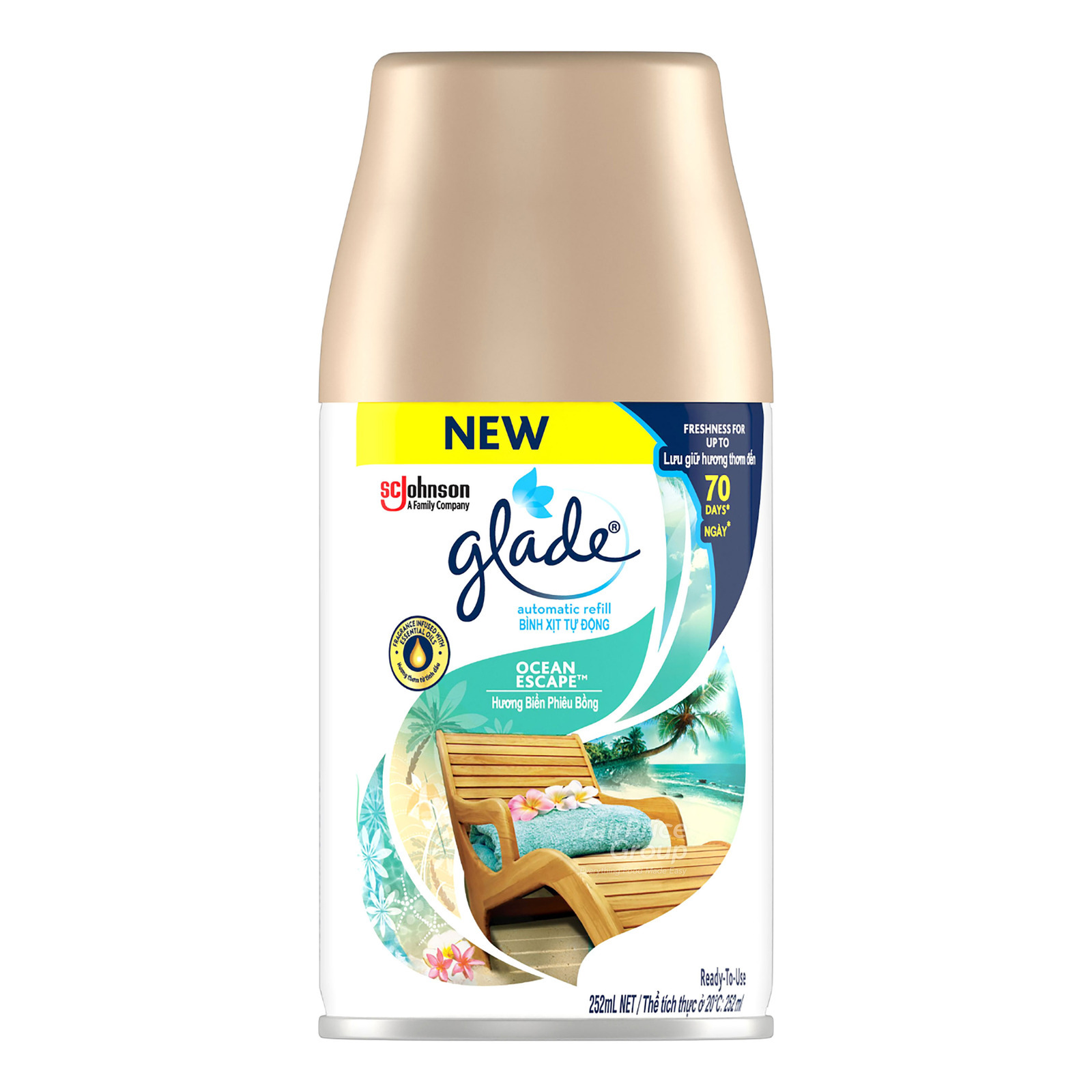 Glade Room Air Freshener Automatic Spray Refill - Ocean Escape
