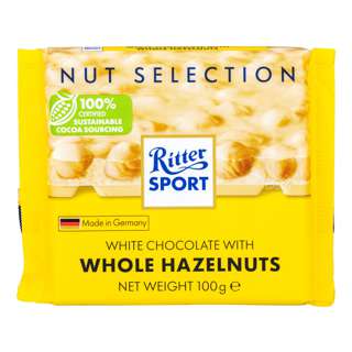 Ritter Sport Chocolate - White Whole Hazelnuts