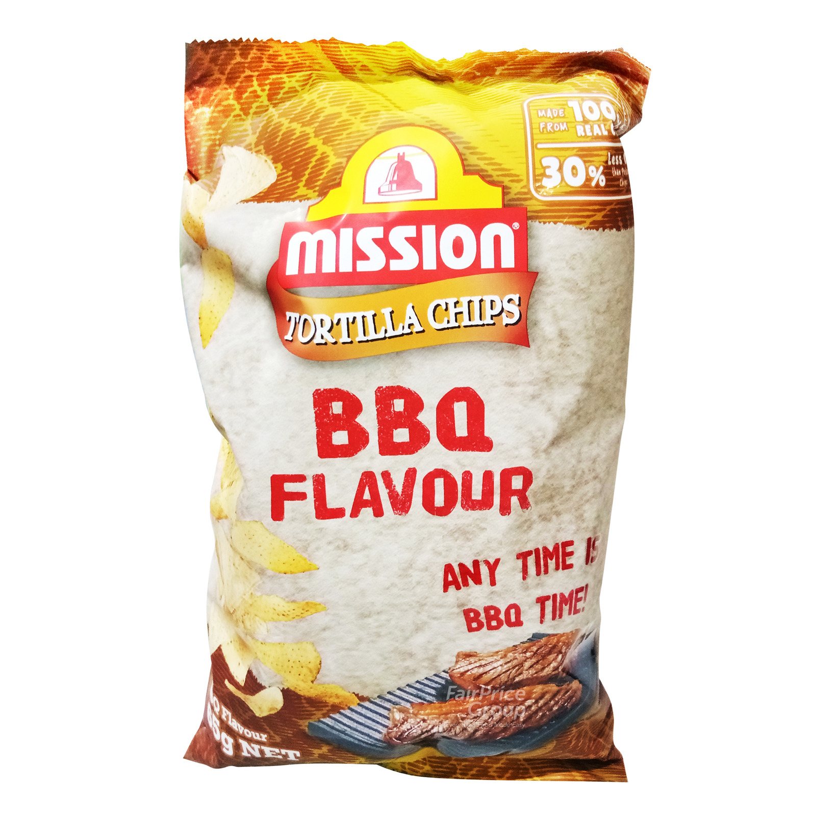 Mission Tortilla Chips BBQ NTUC FairPrice