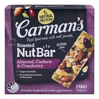 Carman's Nut Bars - Almond, Cashew & Cranberry
