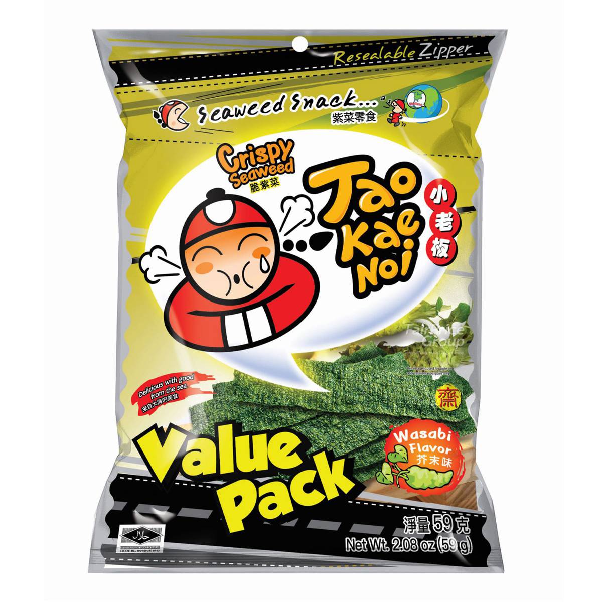 Tao Kae Noi Crispy Seaweed Wasabi NTUC FairPrice