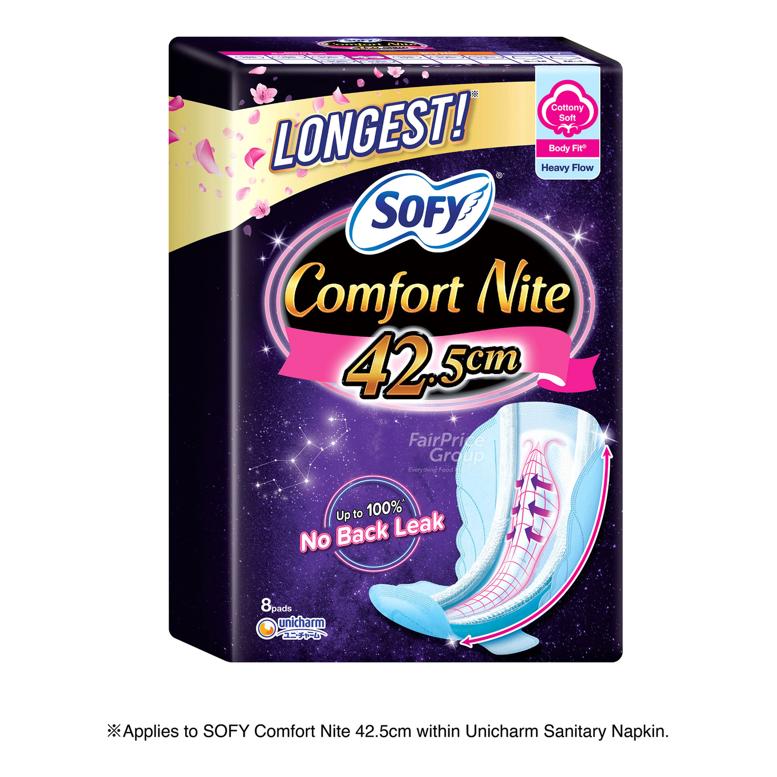 Sofy Body Fit Night Wing Pads - Comfort Nite (42cm)