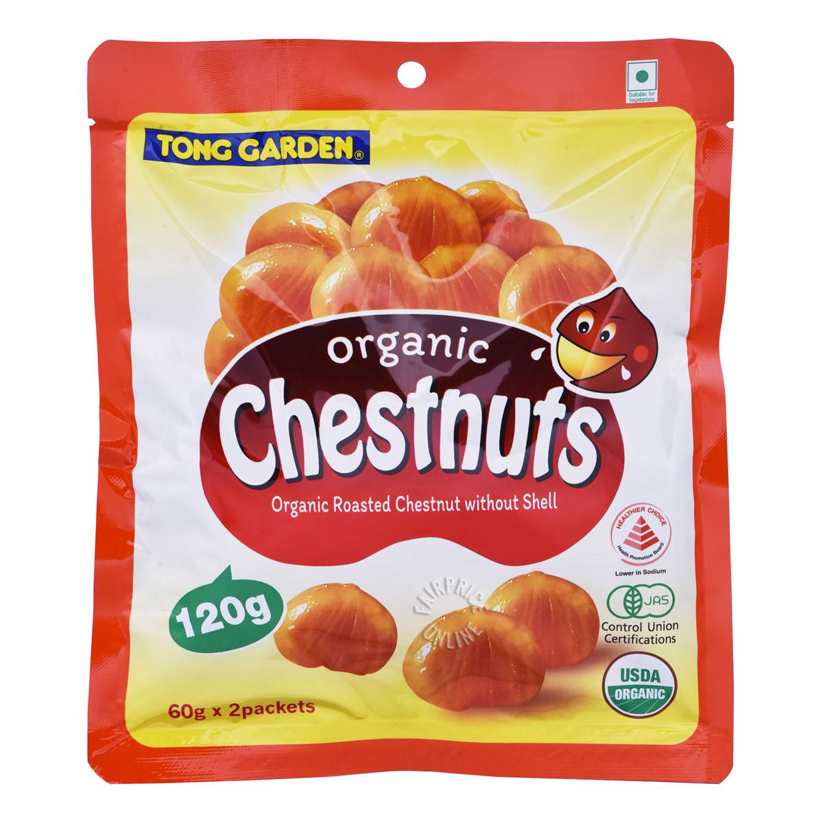 Tong Garden Roasted Chestnuts without Shell NTUC FairPrice