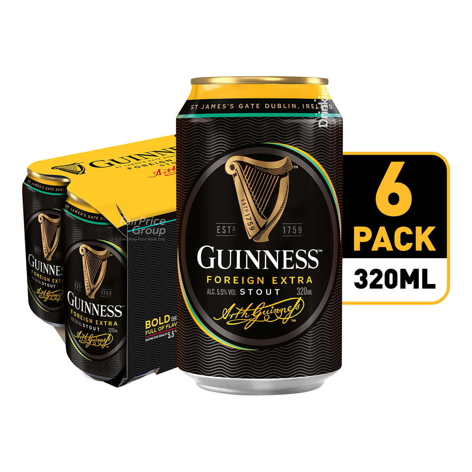 Guinness Can Beer - Foreign Extra Stout | NTUC FairPrice