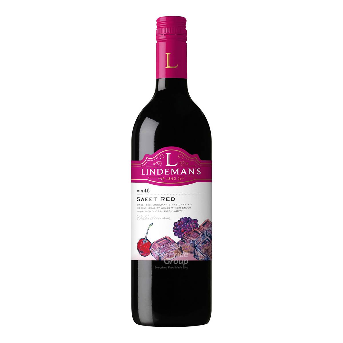 Lindeman's Bin Series Sweet Red Wine Sweet Red (Bin 46) NTUC FairPrice
