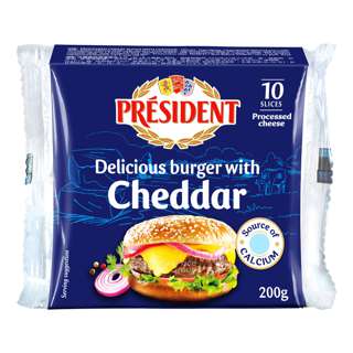 President Cheese Slices - Burger Cheddar