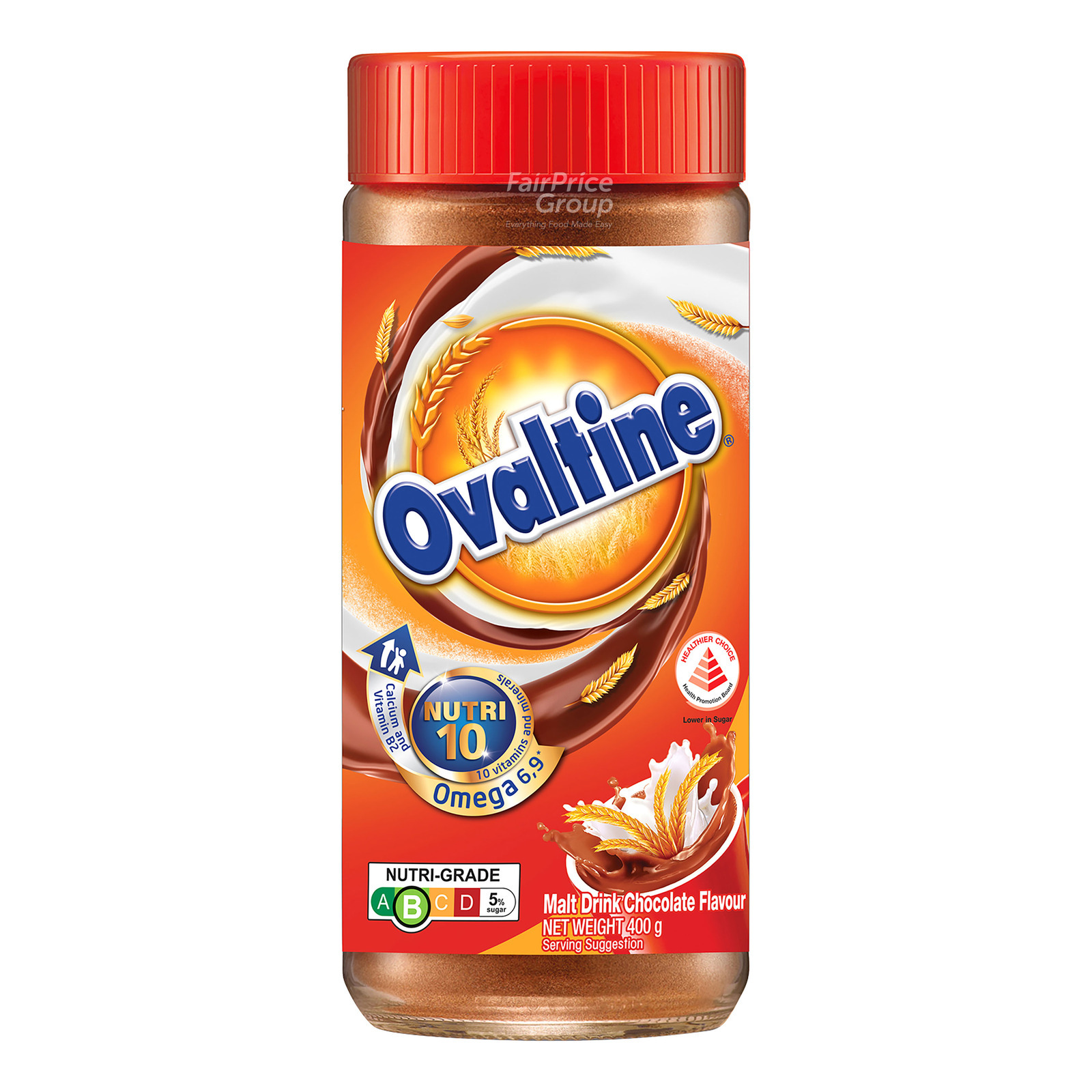 Ovaltine Instant Malt Drink Powder Chocolate NTUC FairPrice