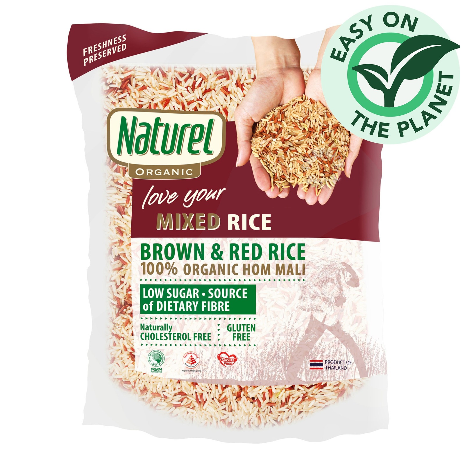 Naturel Organic Rice - Mixed Brown and Red