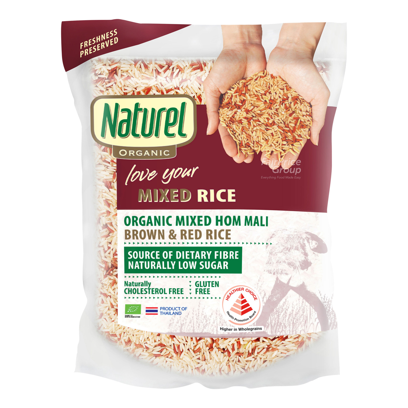 Naturel Organic Rice - Mixed Brown and Red