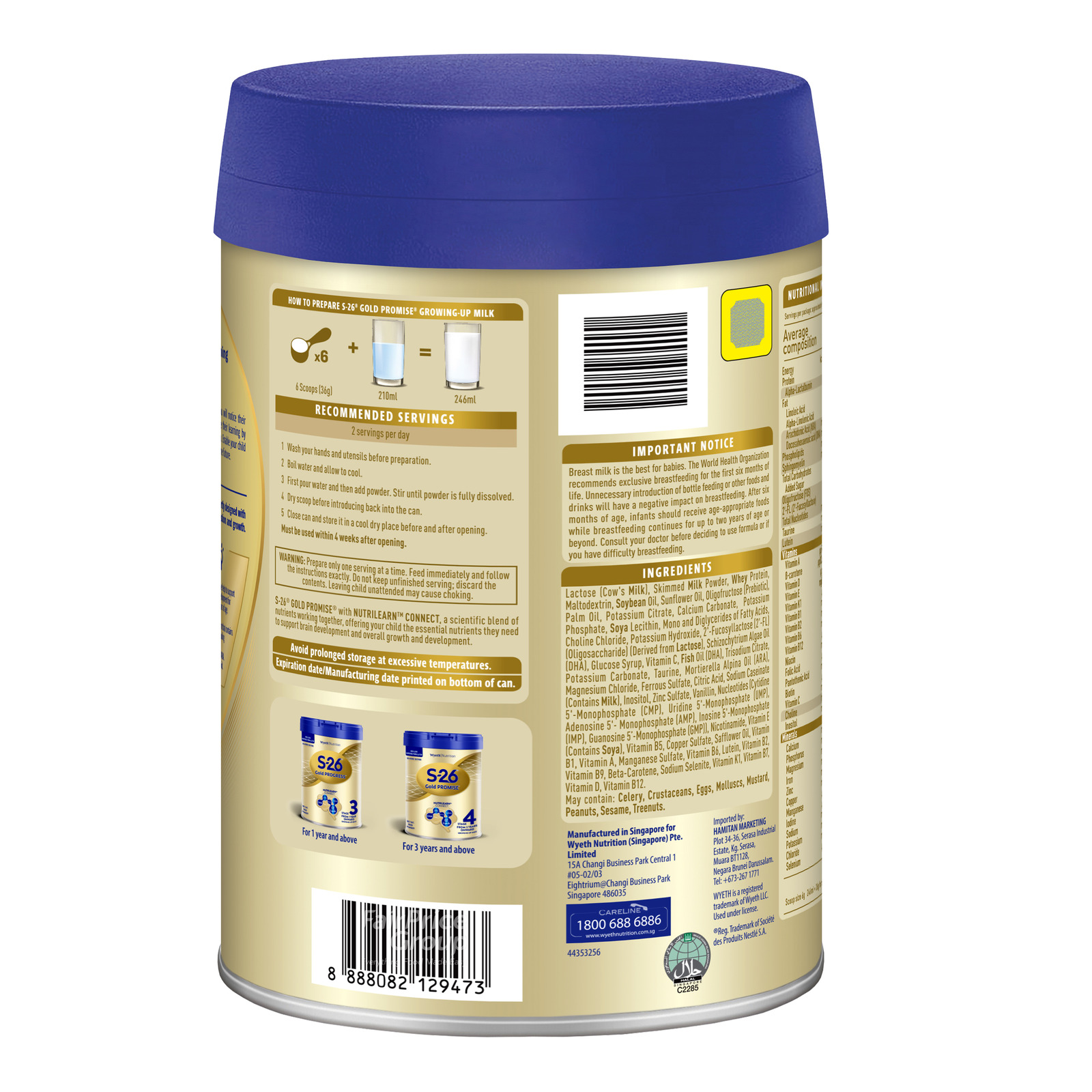 Abbott Grow Preschool Stage 4 Milk Formula – 3 Years Onwards