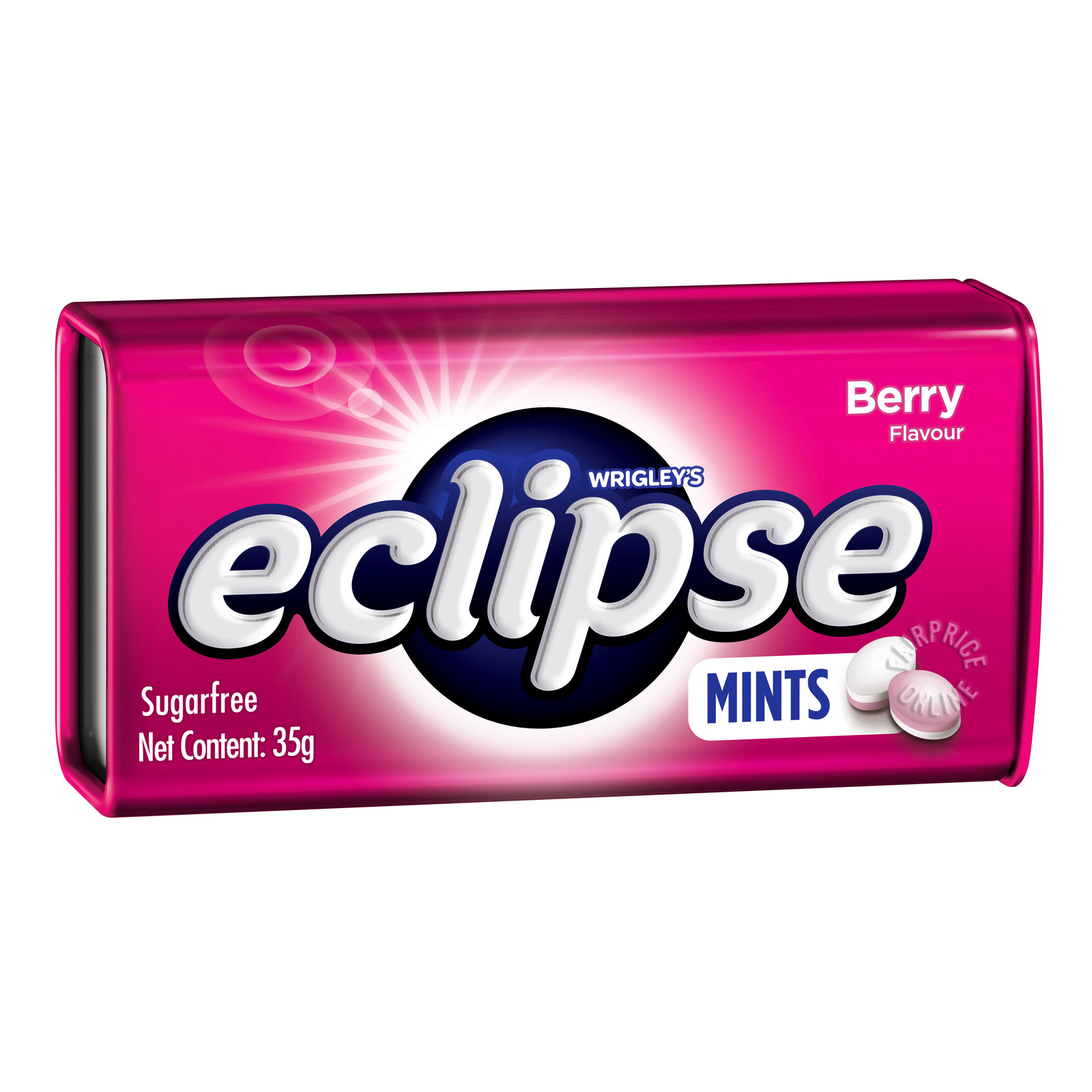 Wrigley's Eclipse Sugar Free Mints Candy Berry NTUC FairPrice