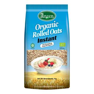 Anzen Organic Rolled Oats - Instant