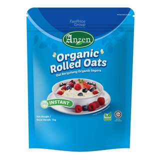Anzen Organic Rolled Oats - Instant