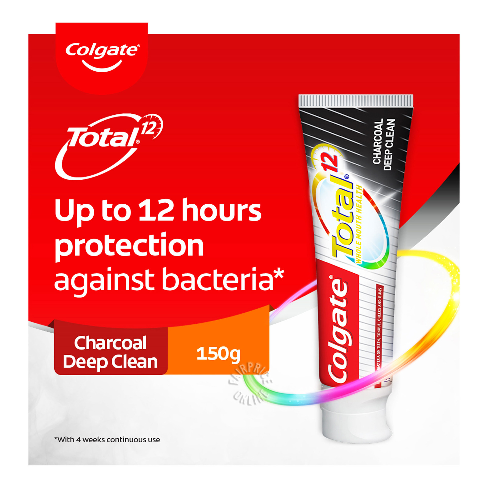 Colgate Total Toothpaste - Charcoal Deep Clean
