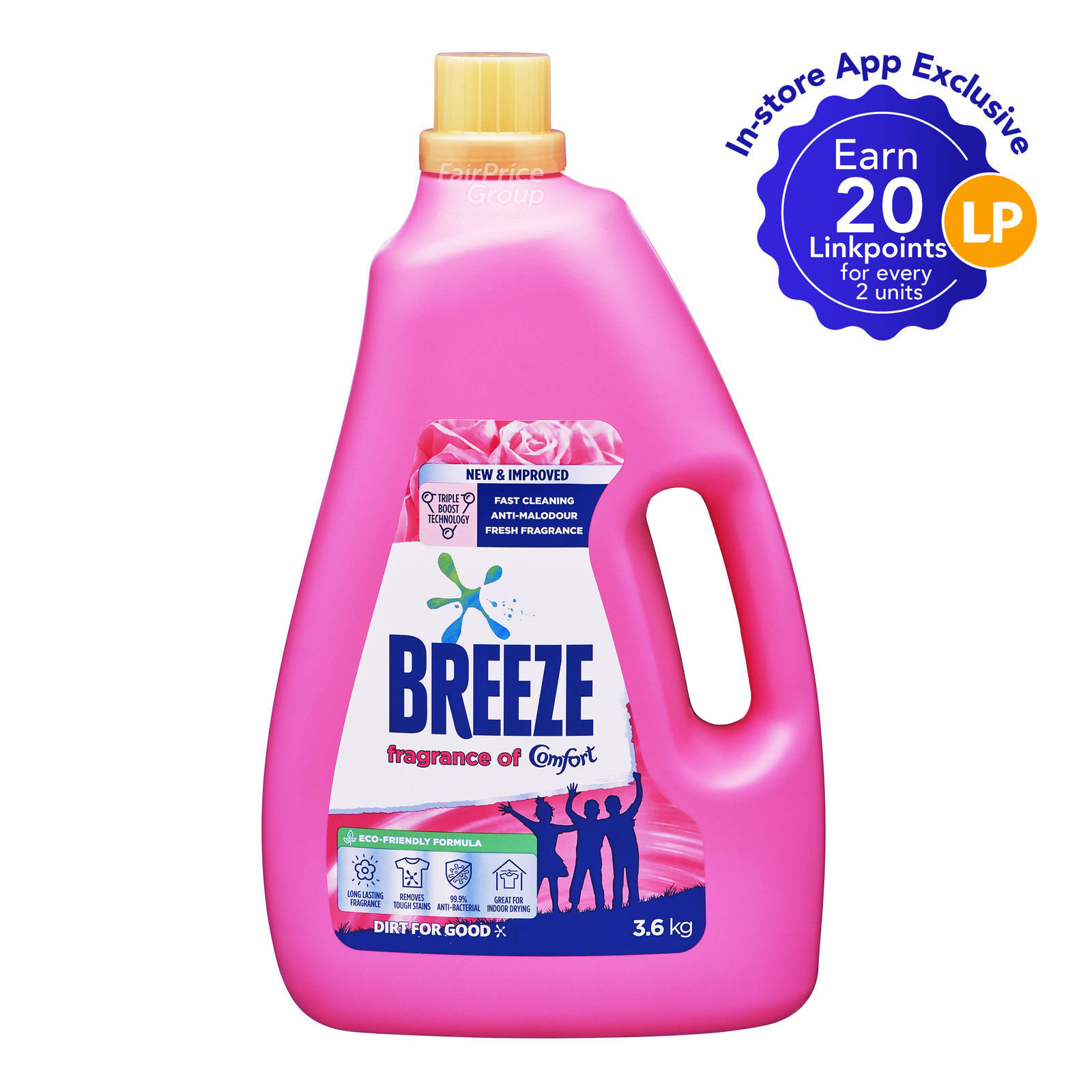 Breeze Liquid Detergent Fragrance of Comfort NTUC FairPrice