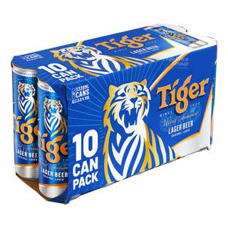 Tiger Lager Beer Can