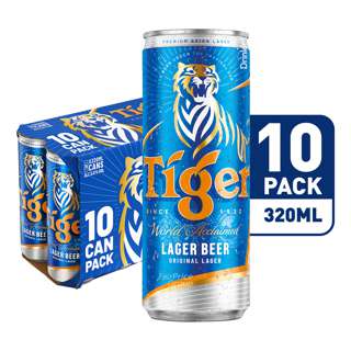 Tiger Lager Beer Can