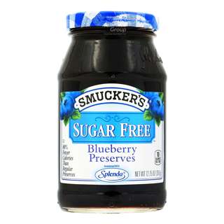 Smucker's Sugar Free Jam - Blueberry Preserves