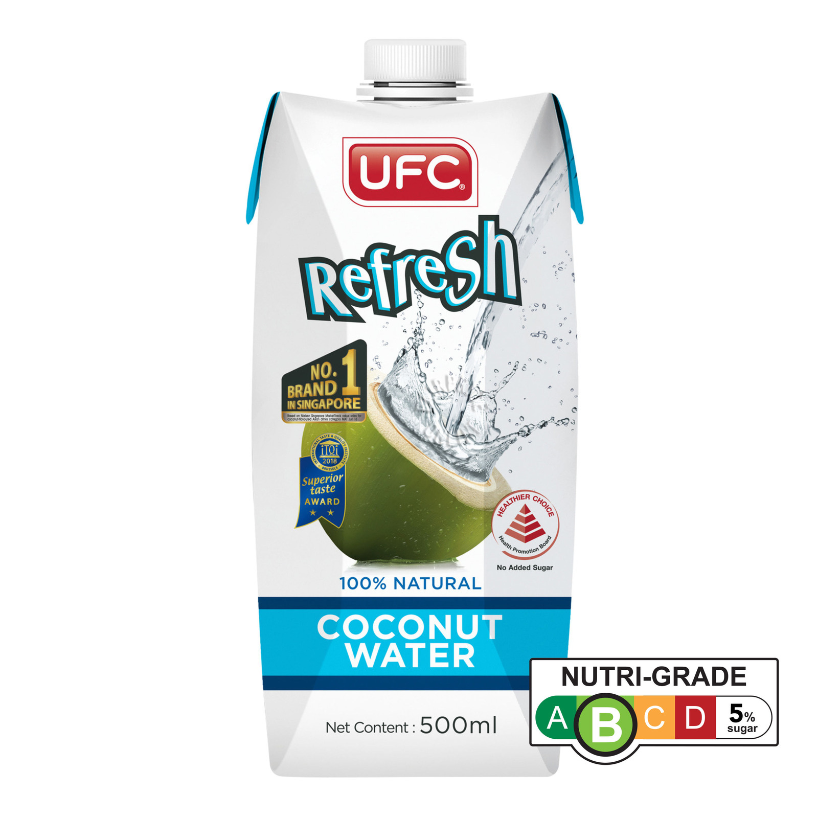 UFC Refresh 100 Natural Coconut Water NTUC FairPrice