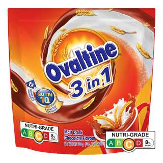 Ovaltine 3 in 1 Instant Malt Drink Sachets - Chocolate
