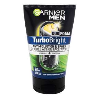 Garnier Men Turbo Bright Face Wash - Anti-Pollution & Spots