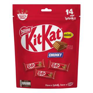 Nestle Kit Kat Chunky Mini Chocolate Bar - Milk Nestle Kit Kat Chunky Mini Chocolate Bar - Milk