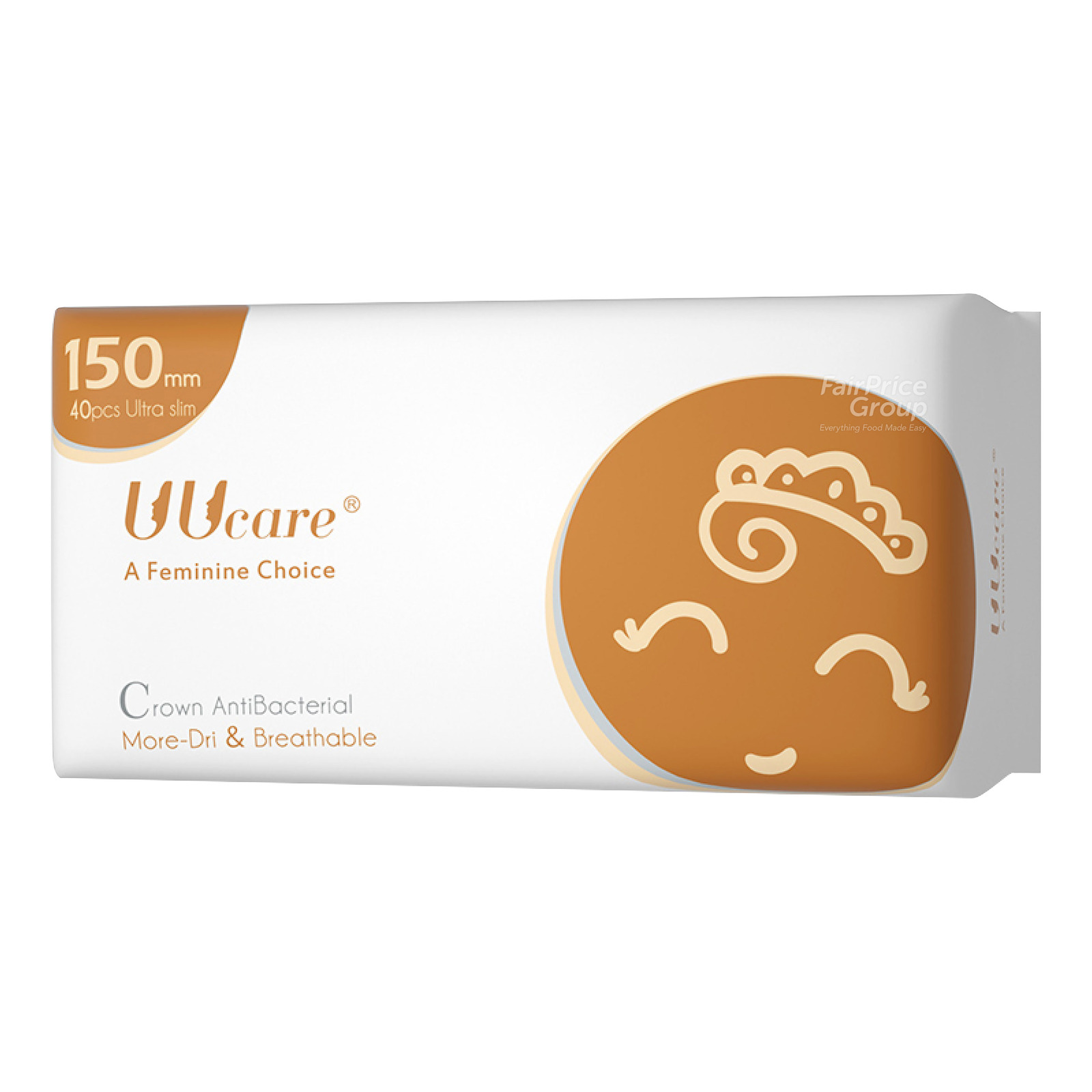 UU Care Crown Antibacterial Pantyliner - 15cm