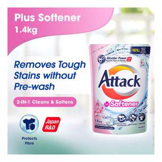 Attack Liquid Detergent Refill - Plus Softener Attack Liquid Detergent Refill - Plus Softener
