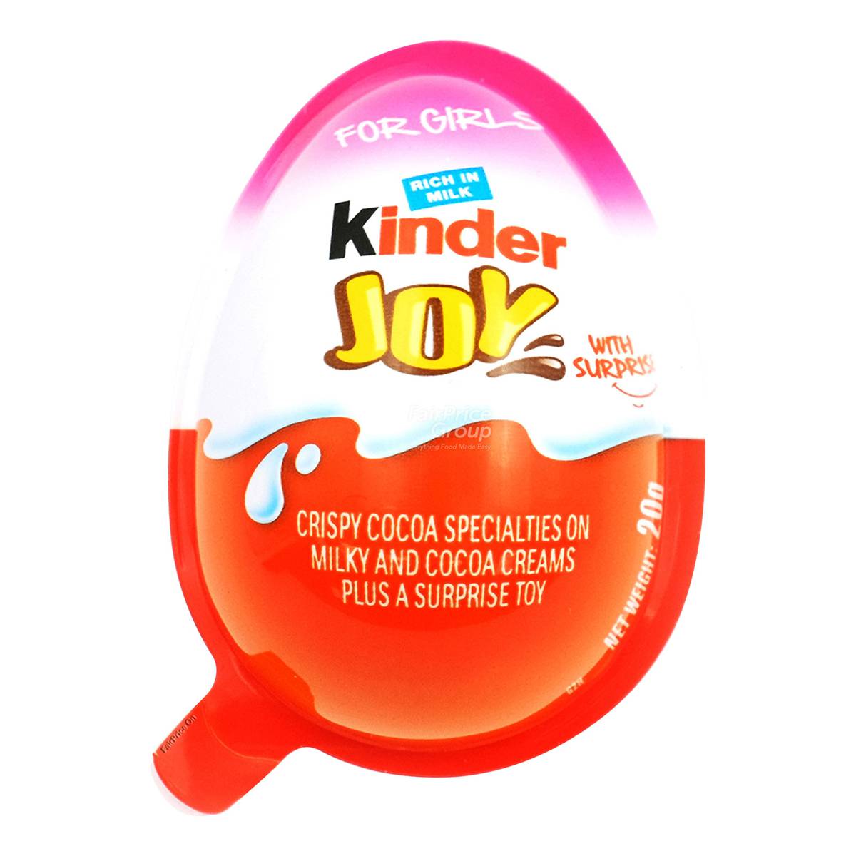 Kinder Joy Chocolate Egg Girls NTUC FairPrice